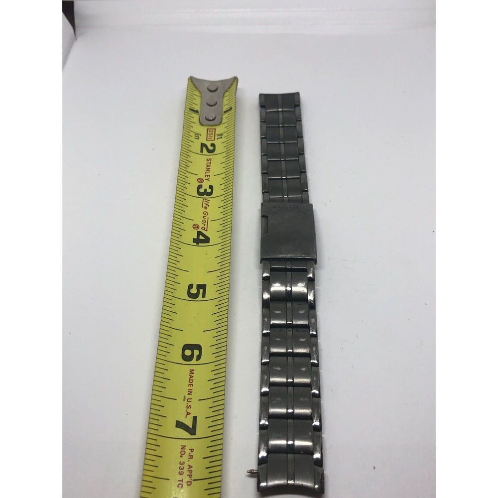 Fossil Watch Full Band Bracelet Links Use For Parts 20mm L225
